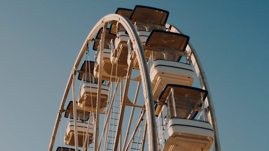 selective focus photography of ferris wheel